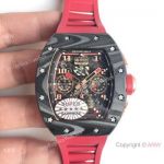 AAA Replica Richard Mille RM011 Forged Carbon & Red Watch Swiss Grade